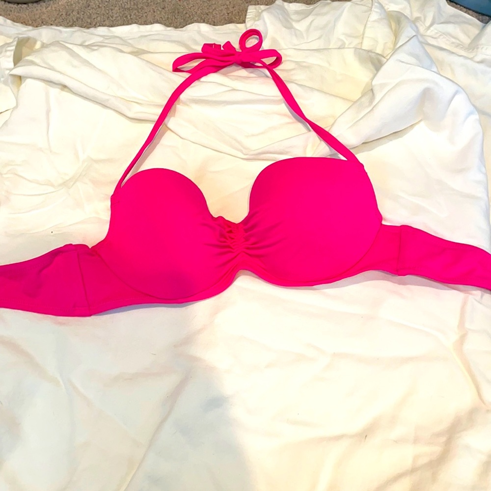 Hot pink Bikini Top Size 34B